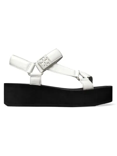 TORY BURCH WOMEN'S MELLOW 50MM LEATHER PLATFORM SANDALS