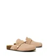 Tory Burch Women's Mellow Slip On Buckled Mule Clogs In Malva