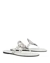 Tory Burch Miller Eyelet Sandal In Cloud