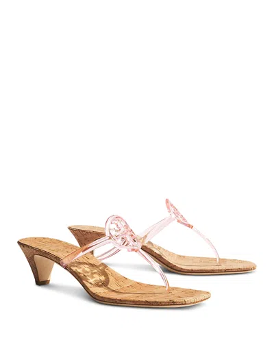 Tory Burch Women's Miller Jelly Kitten Heel In Brown