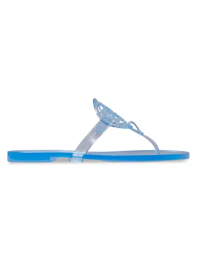 Tory Burch Miller Jelly Flip Flop In Blue