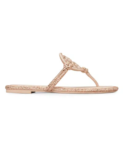 Tory Burch Women's Miller Knotted Flip-flop Sandals In Pink