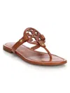 Tory Burch Women's Miller Leather Thong Sandals In Vintage Vachetta