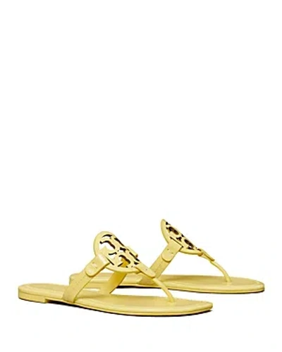 Tory Burch Women's Miller Slip On Embellished Thong Sandals In Yellow
