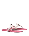 Tory Burch Miller Thong Sandal In Strawberry