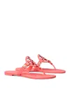 Tory Burch Miller Leather Flip Flop In Coral Crush