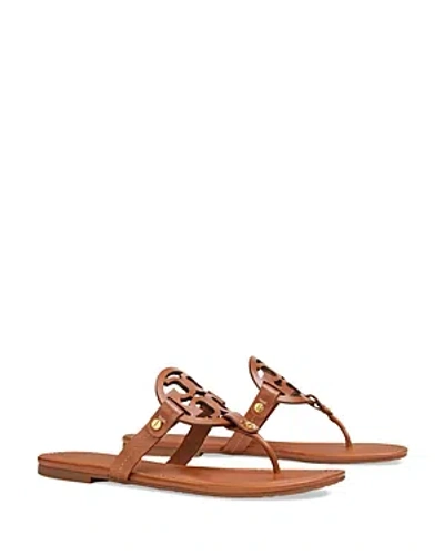 Tory Burch Women's Leather Brown Miller Sandals For Ss24