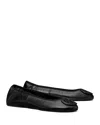 Tory Burch Reva Travel Ballet Flat In Black