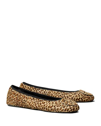 Tory Burch Women's Minnie Travel Ballet Flats In Animal Print