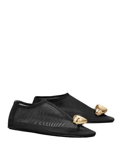 Tory Burch Women's Patos Mesh Flats In Black