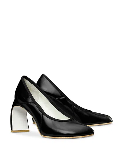 TORY BURCH WOMEN'S PEEP TOE 90 PUMPS