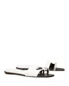 Tory Burch Pierced Slides In White