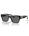 Tory Burch Woman Sunglass Ty7207u In Black,ivory