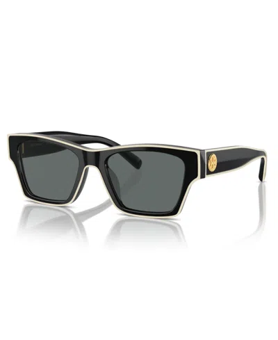 Tory Burch Woman Sunglass Ty7207u In Dark Grey Polarized