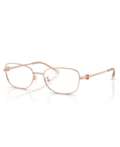 Tory Burch Women's Rectangle Eyeglasses, Ty1098 In Gold