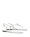 Tory Burch T-strap Sandal In Bianco