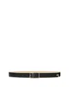 Tory Burch Women's Roller Buckle Belt In Black