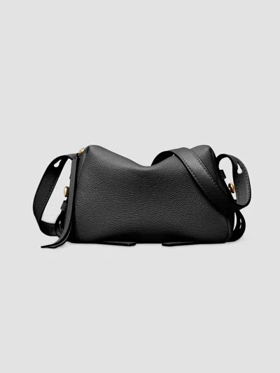 Tory Burch Women's Romy Leather Crossbody Bag In Black