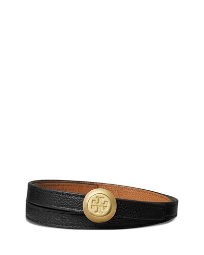 TORY BURCH WOMEN'S ROMY REVERSIBLE LEATHER BELT