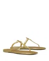 Tory Burch Roxanne Jelly Sandal In Gold Glitter