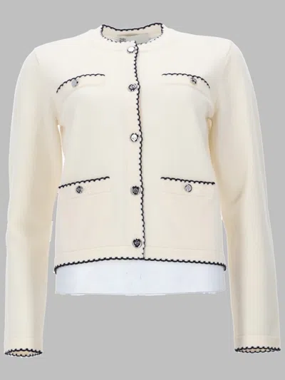 Tory Burch Women's Soft-finish Knit Sweater In Beige