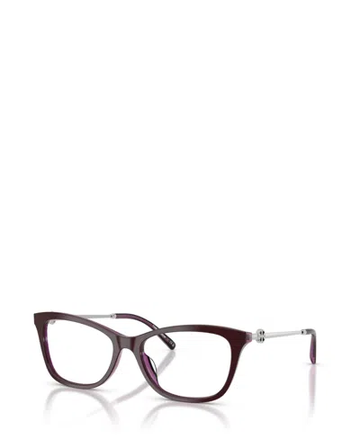 Tory Burch Women's Square Eyeglasses, Ty2165u In Purple Crystal