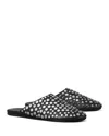 Tory Burch Women's Studded Mule Flats In Black