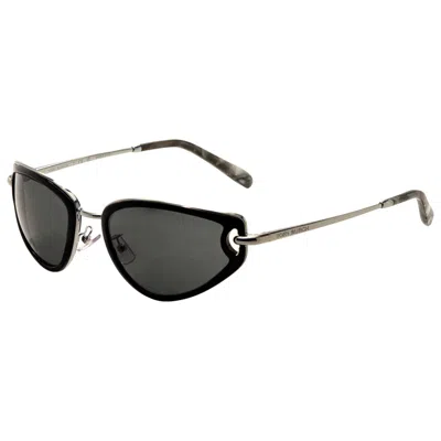 Tory Burch Ty6115 Cat Eye Metal Sunglasses In Black