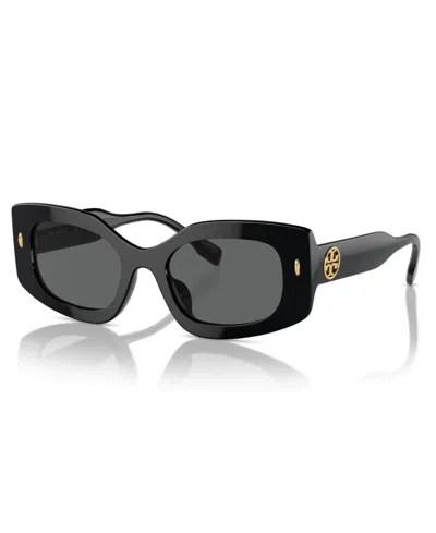Tory Burch Woman Sunglass Ty7202u In Dark Grey