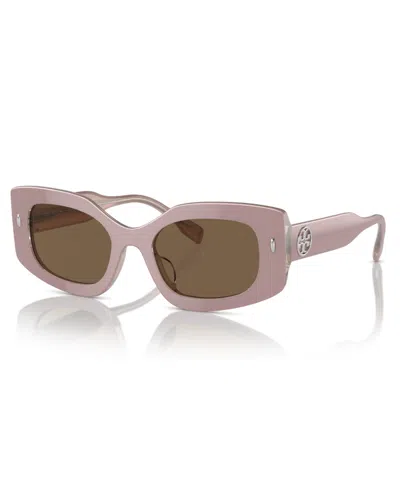 Tory Burch Woman Sunglass Ty7202u In Dark Brown