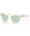 Tory Burch Woman Sunglass Ty7208u In Transparent Pinot