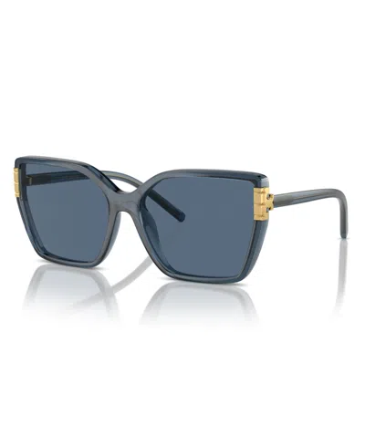 Tory Burch Woman Sunglass Ty9076u In Dark Blue