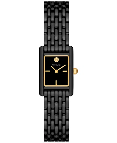 TORY BURCH WOMEN'S THE ELEANOR BLACK-TONE STAINLESS STEEL BRACELET WATCH 28MM