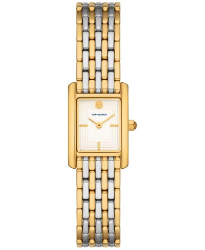 Tory Burch The Eleanor Two-hand Two-tone Stainless Steel Watch In Multicolor