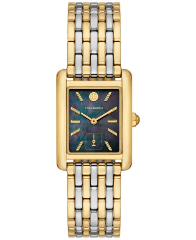 TORY BURCH WOMEN'S THE ELEANOR TWO-TONE STAINLESS STEEL BRACELET WATCH 34MM