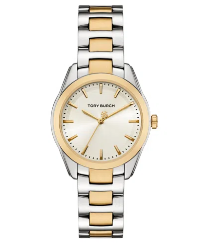 Tory Burch Women's The Miller Two-tone Stainless Steel Bracelet Watch 34mm In Multi
