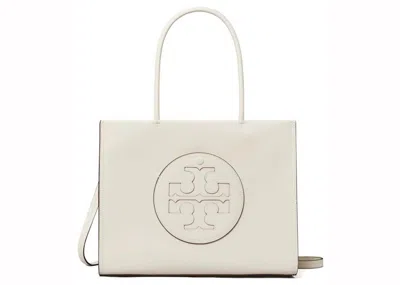 Pre-owned Tory Burch Women's  Ella Bio Small Tote In Warm White