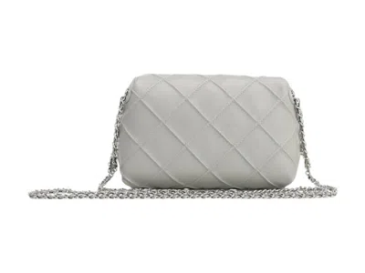 Pre-owned Tory Burch Women's  Fleming Soft Crossbody Bag In Gray