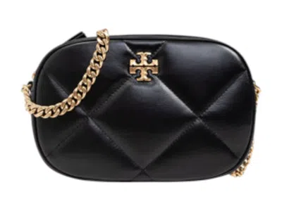 Pre-owned Tory Burch Women's  Kira Diamond Quilt Camera Bag In Black