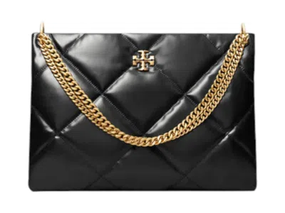 Pre-owned Tory Burch Women's  Kira Diamond Quilt Satchel In Black