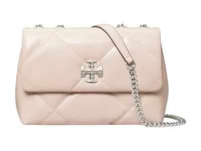 Pre-owned Tory Burch Women's  Kira Diamond Quilt Small Convertible Shoulder Bag In Soft Pink