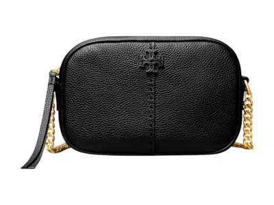 Pre-owned Tory Burch Women's  Mcgraw Camera Bag In Black