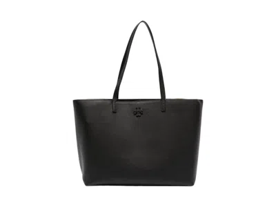 Pre-owned Tory Burch Women's  Mcgraw Tote In Black