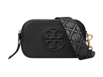 Pre-owned Tory Burch Women's  Miller Mini Crossbody In Black