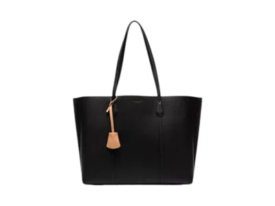 Pre-owned Tory Burch Women's  Perry Triple Tote In Black