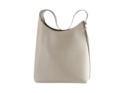 Pre-owned Tory Burch Women's  Romy Hobo Bag In Light Cream In Sand