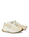 Tory Burch Leather Trainer Sneakers Low Profile Design In Multi