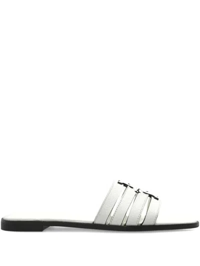 Tory Burch White Leather Sandals