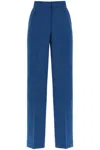 Tory Burch Blue Tailored Trousers In Blue
