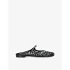 Tory Burch Mary Jane Jelly Mellow Mules In Black